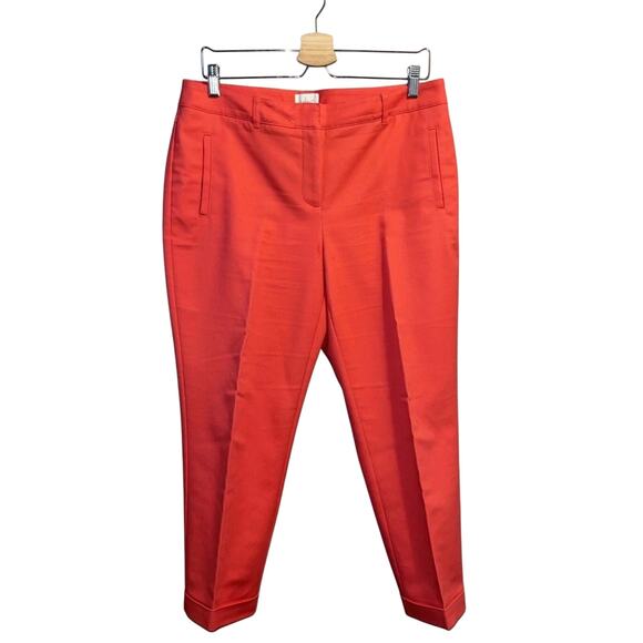 CHICO’S Women’s So Slimming Crop Ankle Cuff Pants Size 1.5 M 10/12 Stretch W34 - Picture 4 of 8
